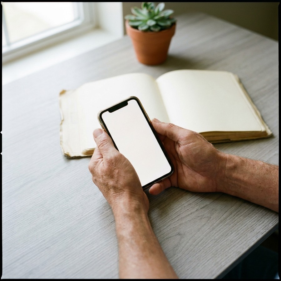Checking ad results on a phone