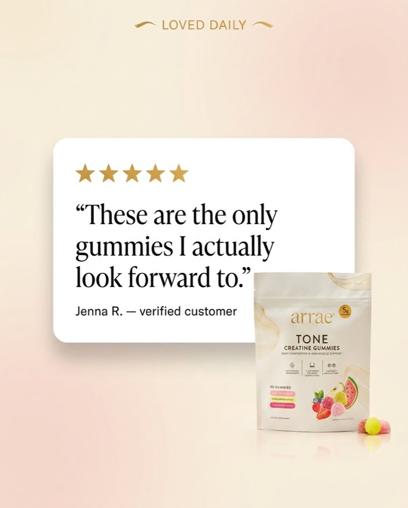 Arrae — Review card concept ad