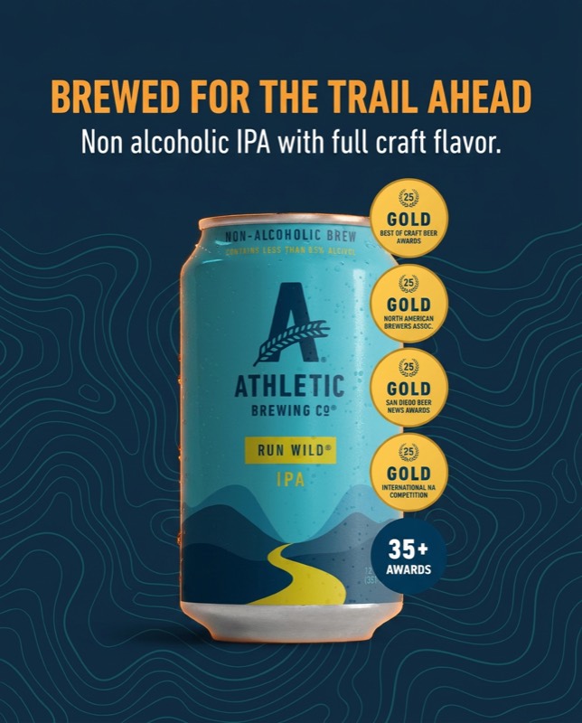 Athletic Brewing — Product hero concept ad