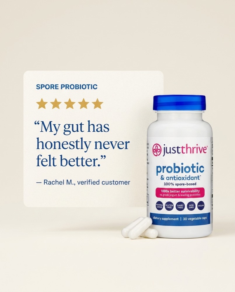 Just Thrive — Review card concept ad