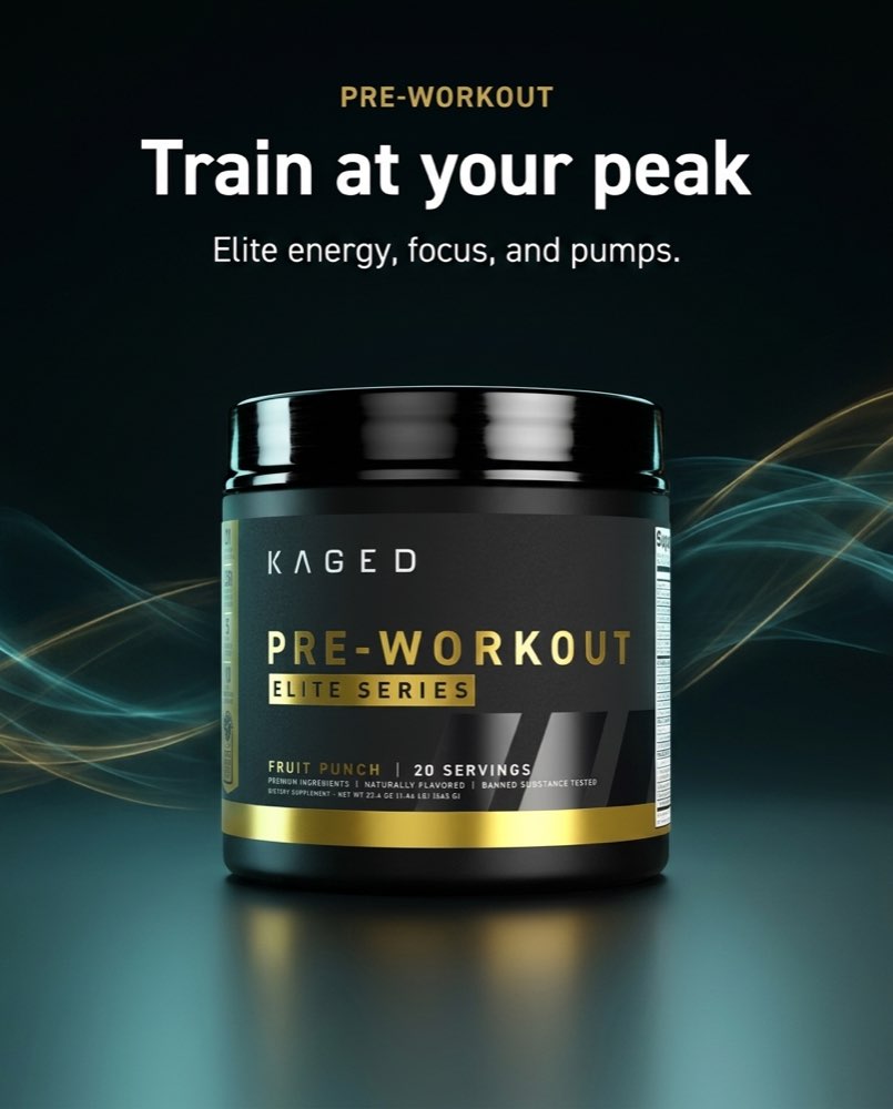 Kaged — Product hero concept ad
