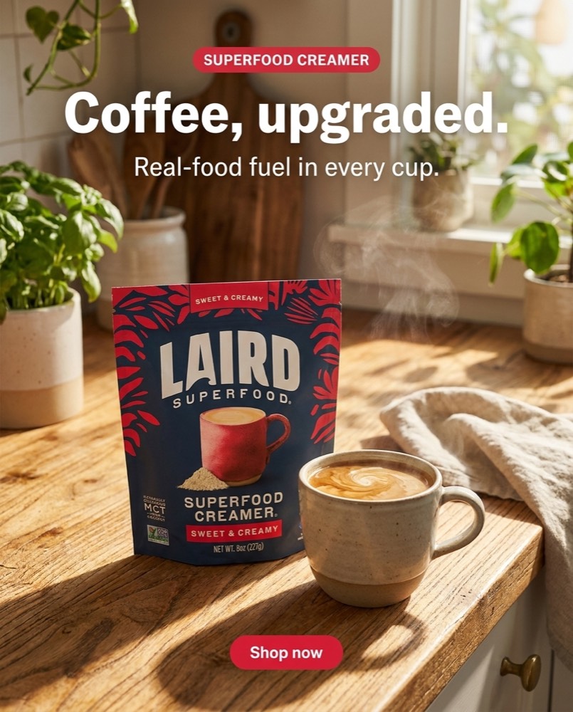 Laird Superfood — Product hero concept ad