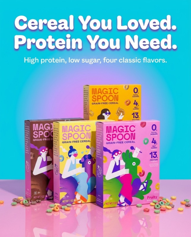 Magic Spoon — Product hero concept ad