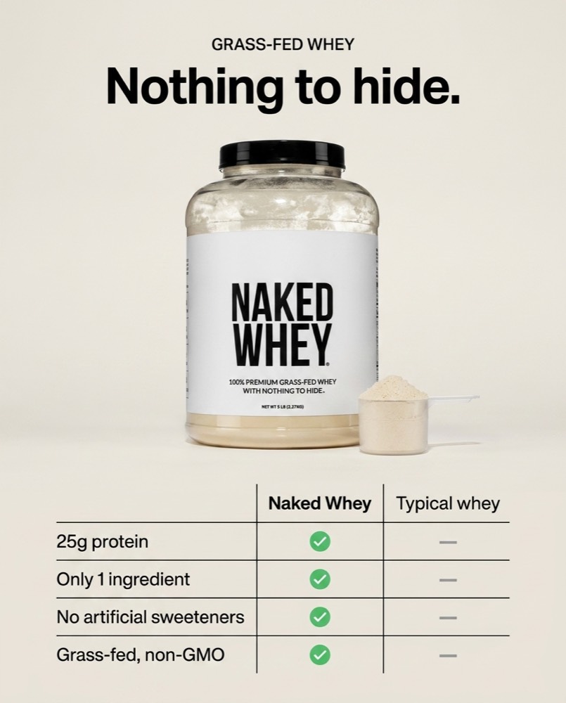 Naked Nutrition — Comparison concept ad