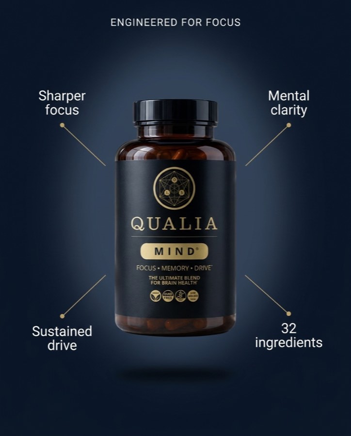 Neurohacker Qualia — Feature callout concept ad