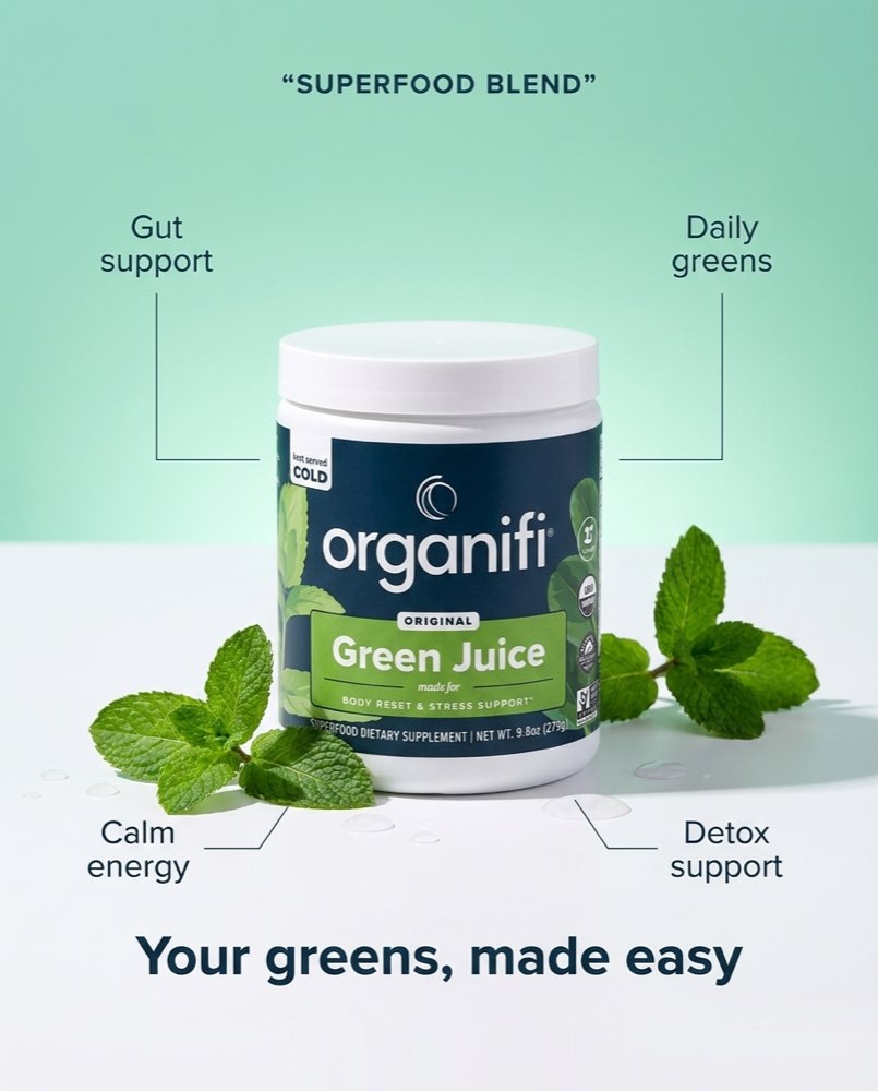 Organifi — Feature callout concept ad