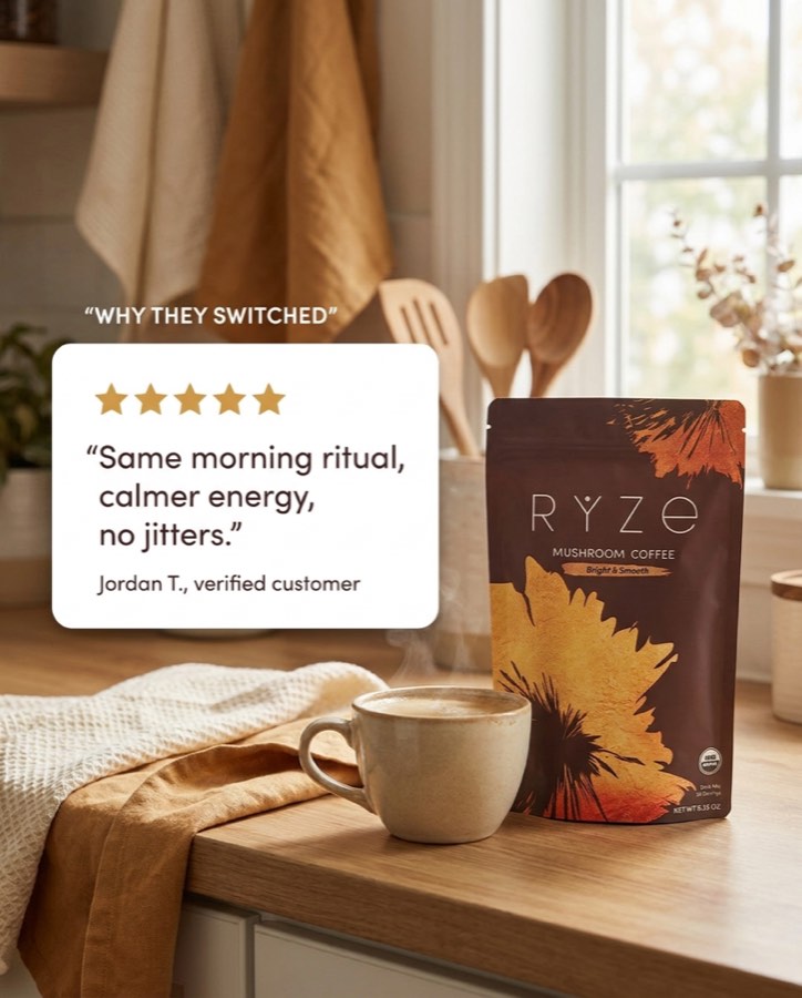 Ryze — Review card concept ad