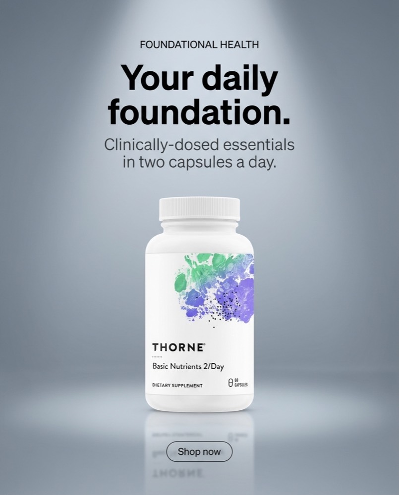 Thorne — Product hero concept ad
