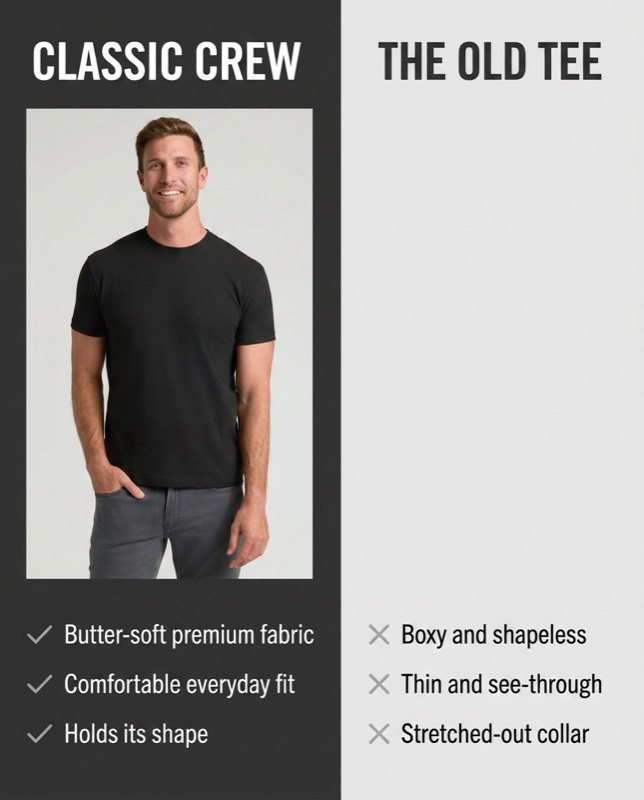 True Classic — Us vs them concept ad